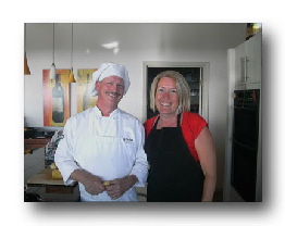 Chef Dan and Clare Bobo